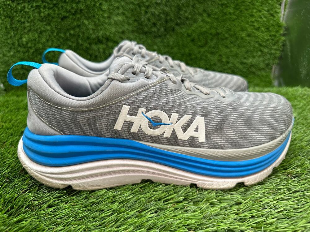 Hoka One One Gaviota 5 1127929-LDVB Athletic Sneaker Men's 10D Gray Mesh Sports
